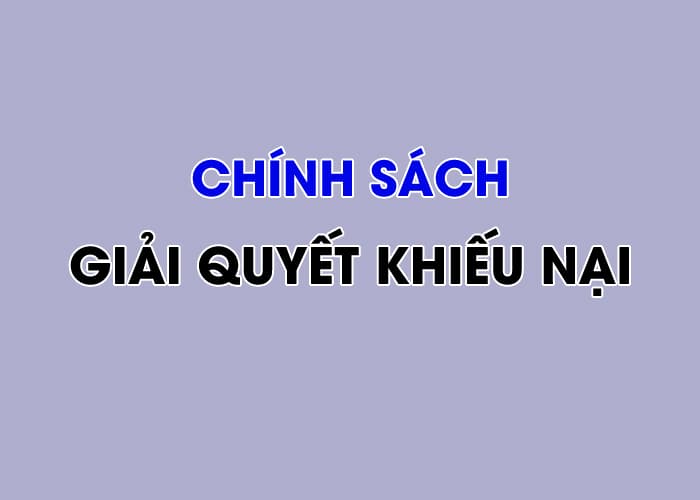 Chính Sách Giải Quyết Khiếu Nại Của ShopHanhPhuc