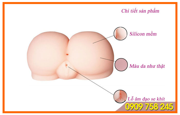 Đồ chơi tình dục nam – mông giả giống như em gái mới lớn