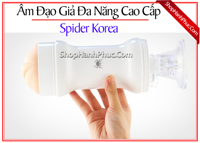 Âm đạo giả có rung Spider Korea giống như thật 99% 