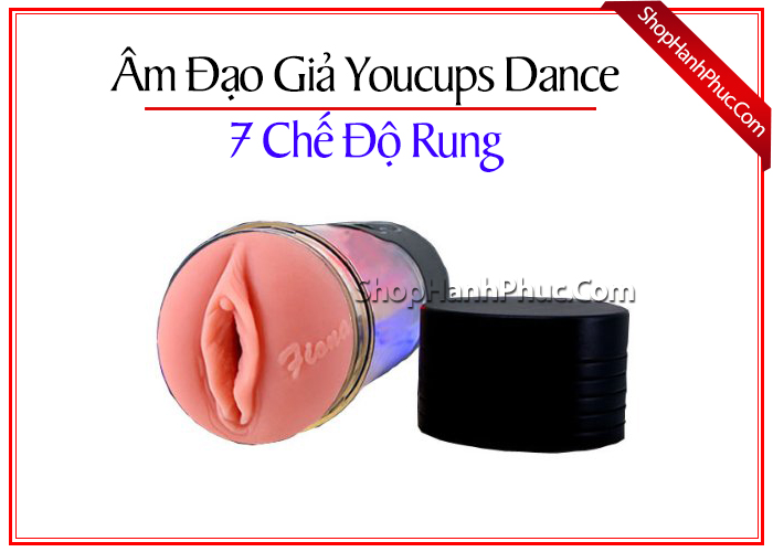 Âm đạo giả có chức năng rung Youcups Dance