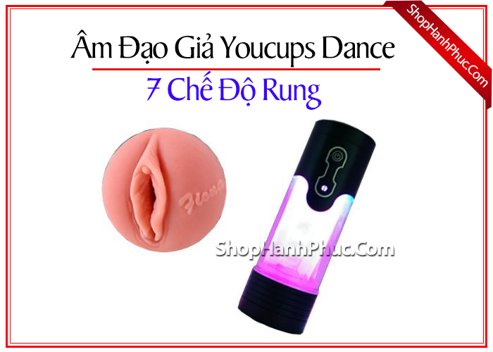 Âm đạo giả có chức năng rung Youcups Dance