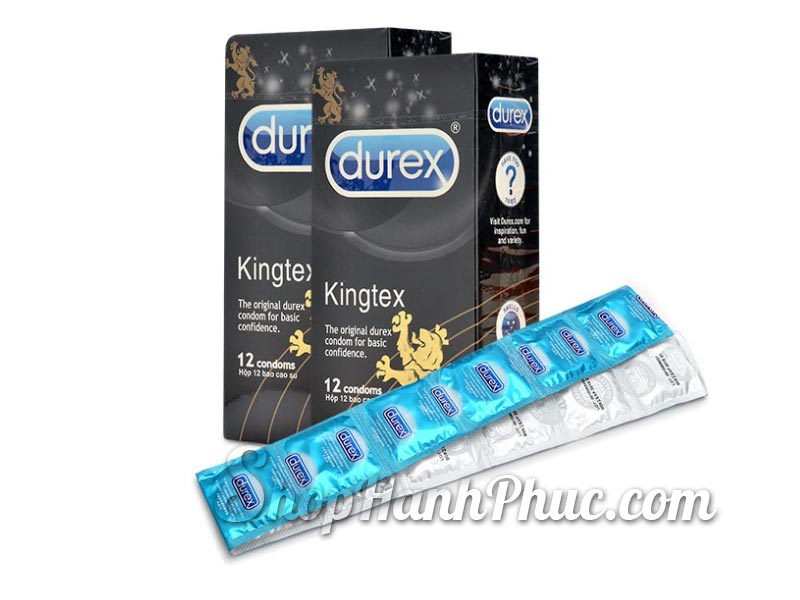 Bao cao su siêu mỏng durex Kingtex 3s cho cảm giác cực phê 01