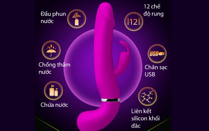 Đồ chơi người lớn cho nữ giới – máy massage xuất tinh như thật 03