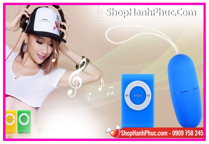 Đồ chơi tình dục giá rẻ cho nữ - Trứng rung Mp3 Wifi