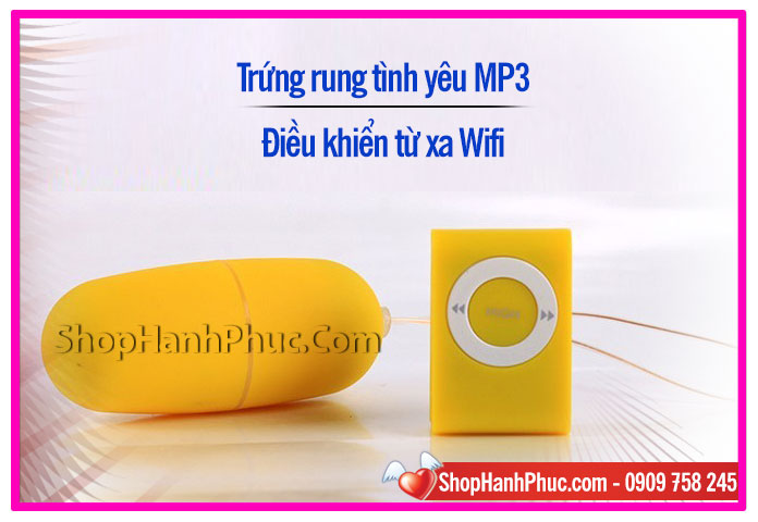 Đồ chơi tình dục giá rẻ cho nữ - Trứng rung Mp3 Wifi