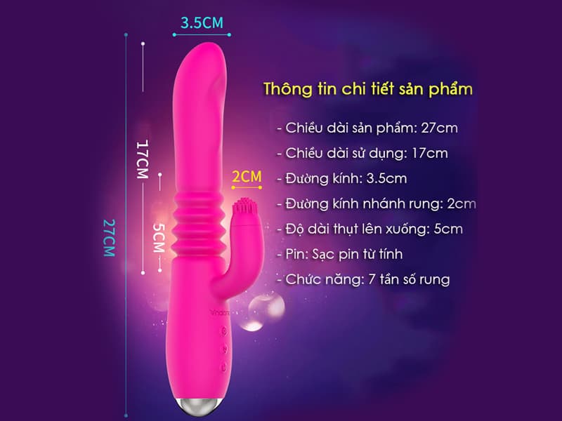 NanoPlus – Chim Giả Rung Thụt Xoay Liếm Có 7 Speed 03