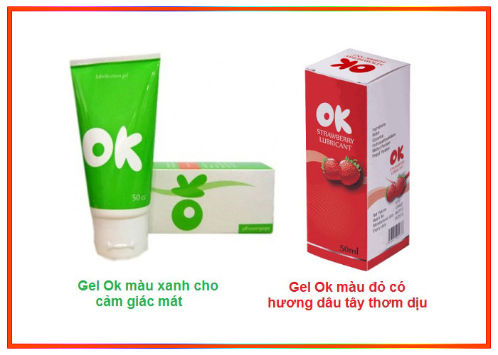 Gel bôi trơn OK gốc nước – chống khô rát âm đạo