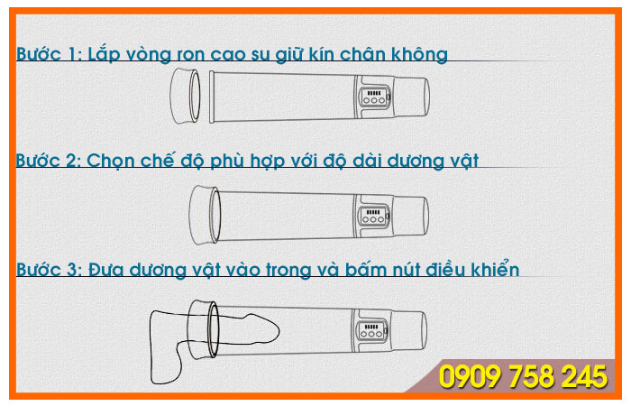 Cách làm to dương vật hiệu quả nhất bằng máy tập tự động