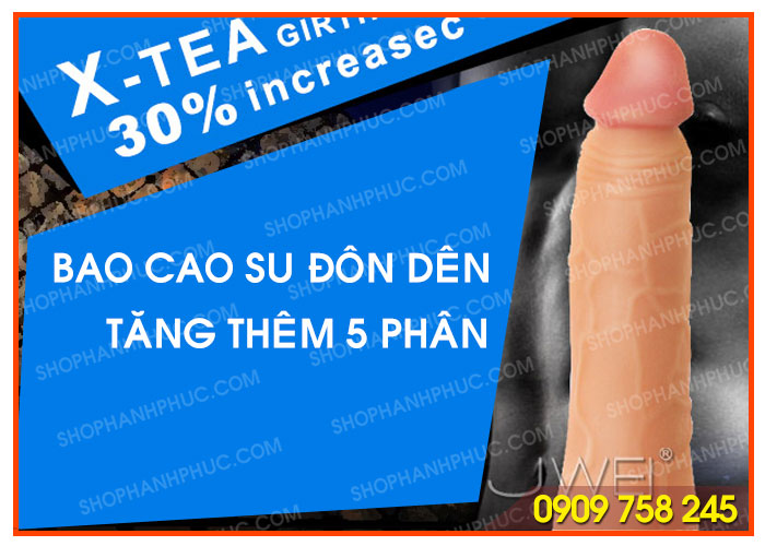 Bao cao su đôn dên cao cấp giúp khả năng kích thích mạnh