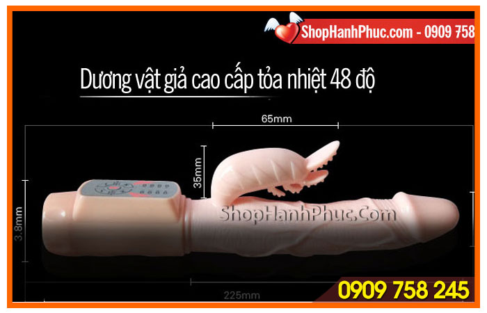 Sextoy cho nữ - dương vật giả cao cấp tỏa nhiệt 