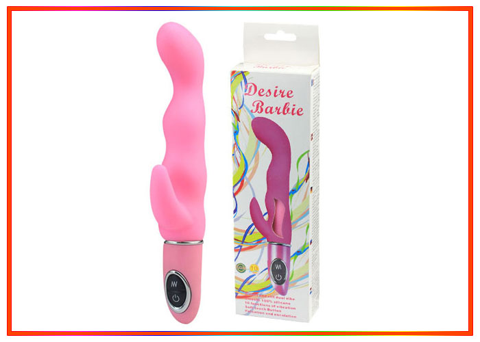 Sextoy giá rẻ cho nữ - dương vật giả có rung Barbie 3