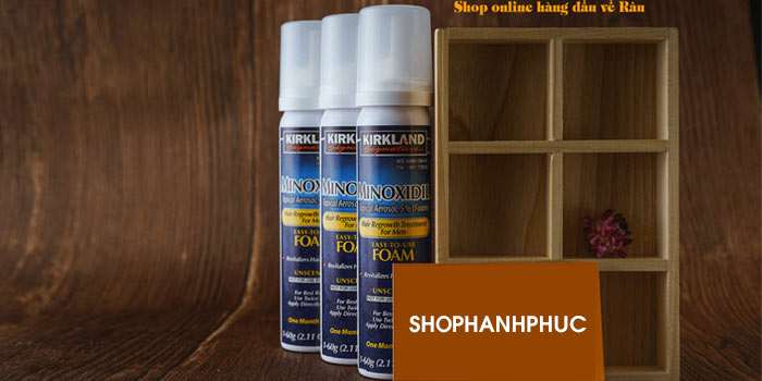 Thuốc Mọc Râu Kirkland Minoxidil 5% Made in USA 02