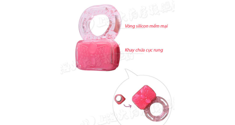 Nhẫn rung tình yêu silicon banana